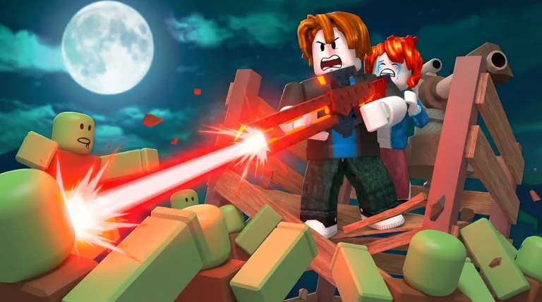 Survive Zombie Arena — close-quarters fight against a zombie horde